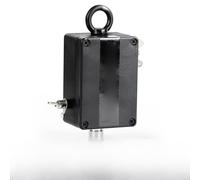 JoyousMall Adaptateur d'alimentation 49:1 Balun End-Fed, transformateur d'antenne HF haute puissance assorti pour une utilisation radio SSB 500 W, bande de 1,8 à 30 MHz, boîtier en ABS noir