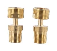 JoyousMall Adaptateur de pommeau de douche pivotant à 360° en cuivre avec réglage excentrique de l'angle - Support mural à diamètre variable pour cuisine et salle de bain - 53 mm
