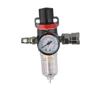 JoyousMall AFR-2000 Filtre compresseur d'air séparateur d'eau avec régulateur de pression 40 pièges pneumatiques pour outils, 0,15-0,8 MPa, noir