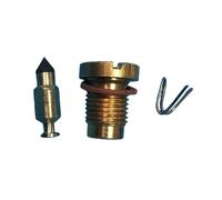 JoyousMall Aiguille de carburateur et siège pour tracteurs Ford 2N, série 600-8N, orifice 0,2 cm, filetage 38-27, kit de remplacement résistant aux inondations