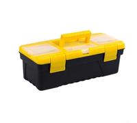 JoyousMall Boîte de rangement à outils, grande capacité multifonction en plastique ABS, boîte de rangement épaisse et robuste (b)