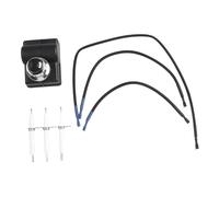 JoyousMall Bouton poussoir d'allumage de grille de rechange pour générateur d'allumage Memphis 4 en 1, 3 électrodes avec 3 fils et connecteurs à pelle