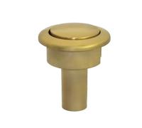 JoyousMall Bouton poussoir doré pour chasse d'eau Siamp Storm 33A, 48 mm, finition chromée, pièce de rechange compatible avec trou de chasse d'eau 38-44 mm, modèle 34335077