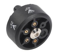 JoyousMall Buse de pulvérisation multi-angle haute pression 6 en 1 pour nettoyeur haute pression WORX WG629, WU629 & WG630 - 0°/15°/25°/40°/douche/jet direct, raccord rapide 1/4" (noir)