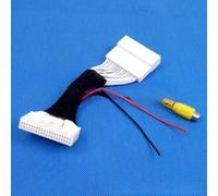 JoyousMall Câble adaptateur de caméra de recul pour véhicules Toyota avec unité principale de moniteur d'usine, construction ABS 12 V, interface de caméra de recul Plug and Play 40P