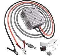 JoyousMall Câble d'alimentation DC Boost pour Starlink Gen 3, convertisseur 12 V/24 V vers 57 V 4,5 A, adaptateur en aluminium étanche IP68 avec pinces crocodiles pour camping-car, camion, camping