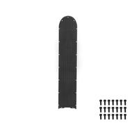 JoyousMall Cache inférieur de scooter électrique pour Xiaomi M365 4 Pro & MAX G30, plaque de base de batterie en plastique avec anneau d'étanchéité, pièce de rechange noire