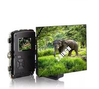 JoyousMall Caméra de chasse extérieure 12 MP 1080p, étanche IP66 avec déclencheur de 0,8 s, vision nocturne 940 nm, écran de 2 pouces pour surveillance des animaux