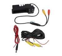 JoyousMall Caméra de recul pour A3 S3 RS3, AHD 720P HD avec lignes de guidage, caméra de recul grand angle remplaçant la poignée de coffre, noir