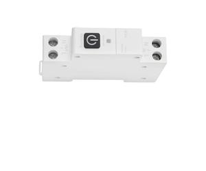 JoyousMall Compatible avec Tuya pour disjoncteur Zigbee, rail DIN pour interrupteur de commande intelligent avec mesure, 1-63 A réglable pour domotique