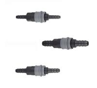 JoyousMall Connecteur rapide autobloquant de type C, raccords pneumatiques de compresseur 8 10 12 mm, lot de 2 raccords rapides pneumatiques en plastique et acier de type C