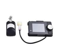 JoyousMall Contrôleur LCD pour chauffage de voiture 12 V 24 V avec télécommande, affichage numérique de la température pour chauffage de stationnement à 3 fils, noir