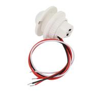 JoyousMall DC5-24V 5A PIR Motion Sensor Switch, Adjustable Sensitivity & Delay, Auto On/Off with Photosensitive Control for LED Strip Light, White