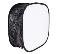 JoyousMall Diffuseur Softbox pliable pour panneau lumineux vidéo LED, 23 cm, boîte à lumière portable avec fermeture magnétique et sac de transport pour éclairage studio photo, noir