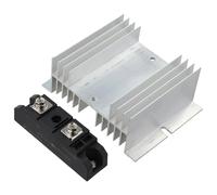 JoyousMall Diode redresseur solaire 100 A 1600 V, diode haute puissance avec dissipateur thermique, MD100A1600V pour panneaux PV, éolienne, charge de batterie