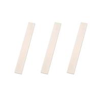 JoyousMall Ébauche de selle en os pour guitare acoustique - 80 x 3 x 10 mm - Os de vache naturel - Remplacement classique des cordes de chevalet - Matériau de construction de guitare non blanchi
