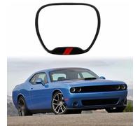 JoyousMall Enjoliveur de volant pour Dodge pour Challenger Charger 2015-2020, Jeep Grand pour Cherokee pour SRT8 2014-2020, anneau décoratif intérieur en ABS, noir