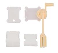 JoyousMall Enrouleur de bobine en plastique - Outil de rangement pour fil à broder à la main et point de croix