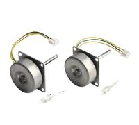 JoyousMall Générateur éolien triphasé sans balais, alternateur 3 V-24 V AC pour projets hydroélectriques, moteur en métal avec kit de démonstration LED (lot de 2)