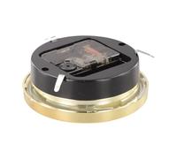 JoyousMall Insert d'horloge à quartz doré de 103 mm avec chiffres romains, mouvement silencieux de remplacement pour réparation d'horloge murale, cadran en plastique et en métal 90-100 mm