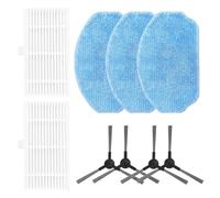 JoyousMall Kit de brosse latérale pour aspirateur robot - Filtre HEPA - Pour Conga M10, M10 Xtreme, BR151, BR153, BR154 et modèles compatibles