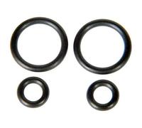 JoyousMall Kit de joint torique pour nettoyeur haute pression : 2 petites + 2 grandes rondelles de rechange pour tuyau de déclenchement de la poignée et de l'unité, caoutchouc nitrile, durable et