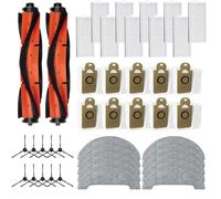 JoyousMall Kit de pièces de rechange pour aspirateur IMOU RV1 Pro & RV1 Pro Max avec brosses latérales, filtres, serpillères, sacs à poussière et brosses à rouleau
