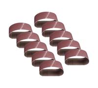 JoyousMall Lot de 10 bandes abrasives grain 60, bande abrasive en oxyde d'aluminium 100 x 560 mm pour ponceuses à bande portables