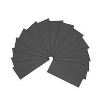JoyousMall Lot de 15 feuilles de papier abrasif humide/sec, grain 7000, 22,9 x 9,1 cm, carbure de silicium, noir, pour détails automobiles, travail du bois, polissage du métal et du plastique