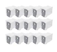 JoyousMall Lot de 15 sacs à poussière pour Roborock QV 35A/35S, Qrevo S5V/S/Pro/Master/Plus/Curv/Edge/Slim, pour saros 10/10R, S8 MaxV Ultra, filtre Meltblown