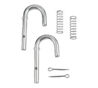 JoyousMall Lot de 2 goupilles de dégagement de pont de tondeuse à gazon, assemblage de ressort d'engagement pour 747-1116 932-0306A 714-0470 917-04074