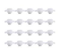 JoyousMall Lot de 20 clips de garniture d'arche de roue pour Honda 8e génération Civic et 3e génération CRV, fixations de contour d'aile avant, clips de retenue extérieur en plastique noir