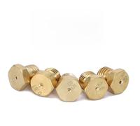 JoyousMall Lot de 5 buses de conversion GPL en laiton pour cuisinière à gaz, M6 x 0,75 jets d'injecteur de propane butane (0,5/0,65/0,7/0,87/0,95 mm)