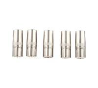 JoyousMall Lot de 5 buses de gaz MIG KP2742-1-62R, pointe en cuivre filetée 350 A avec diamètre intérieur de 1,6 cm, compatible avec lincoln pour soudure magnum PRO 250L et 300L