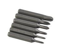 JoyousMall Lot de 6 embouts de tournevis H4 x 28 mm 4 mm à tige hexagonale cruciforme pour tournevis cruciformes PH0000 PH000 PH00 PH0 PH1 PH2 Accessoires d'outils électriques