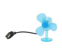 JoyousMall Mini générateur d'éolienne portable avec port USB, chargeur éolien compact pour l'extérieur, voyage, camping, randonnée, convertisseur d'énergie efficace pour smartphones et tablettes (bleu
