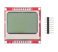 JoyousMall Module d'affichage LCD 84 x 48 pixels avec rétroéclairage blanc, faible puissance pour écran spi pour AVR MCS51 pour projets Arduino, composant électronique compact 3 x 2 cm