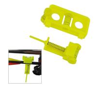 JoyousMall Niveau de corde de réglage et de montage pour arc composé, outil de niveau d'encoche de flèche pour l'installation et la précision, plastique ABS, jaune
