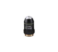 JoyousMall Objectif de microscope achromatique 4 x 20 x 40 x 60 x 100 x RMS Filetage 20,2 mm Longueur du tube 160 mm Norme biologique avec noyau en cuivre