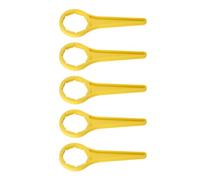 JoyousMall Outil d'ouverture de bouchon de tambour en plastique, clé à molette pour seau de 20 à 30 L, lot de 5 extracteurs de bouchons pour usage industriel et domestique