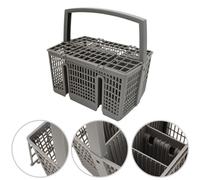 JoyousMall Panier à couverts gris pour lave-vaisselle Bosch Siemens Neff, remplace la pièce 11018806 SMZ5100 SZ73100 Z7863X0, plateau porte-ustensiles en plastique