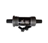 JoyousMall Pédalier carré conique pour vélo de route, 68 mm, tige en acier au carbone pour 107/110,5/116/118/120/122,5/127,5 mm, noir