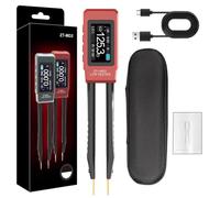 JoyousMall Pince multimètre numérique intelligente ZT-MD2 pour test de composants SMD, mesure R/L/C/ESR/Q/D, précision de 0,5 %, fréquence réglable de 100 Hz à 10 kHz