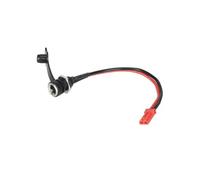 JoyousMall Port de charge CC 5,5 x 2,1 mm compatible avec scooter électrique Kukirin G3 G4, prise jack de rechange en PVC pour un transfert de puissance sûr et efficace, rouge/noir