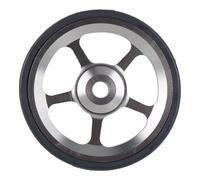 JoyousMall Roue de vélo, roue de 61 mm, roue de roulement modifiée, roue de poussée pour vélo pliable Brompton de remplacement