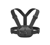 JoyousMall Sangle de poitrine pour Insta360 et caméras d'action Dji, harnais de corps réglable en ABS pour POV à la première personne, ajustement sécurisé pour la randonnée, le cyclisme, la course à