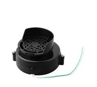 JoyousMall Souffleur d'air sans balais 12 V CC pour Noël et Thanksgiving gonflables - 10,2 W, 4400 tr/min, 24 CFM, faible bruit 35-65 dB, boîtier PBT, 97 × 94 × 65 mm, noir