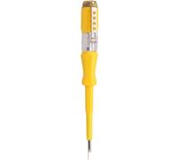 JoyousMall Stylo testeur de tension non isolé, indicateur néon 100-500 V pour détection de fils neutres et vivants, pointe de tournevis en chrome vanadium de 2,5 mm, poignée ergonomique en PVC, pas