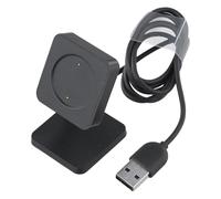 JoyousMall Support de chargeur de rechange pour Amazfit Active 2 A2437, station de charge compacte en ABS avec câble USB, stabilité sûre pour montre intelligente, noir