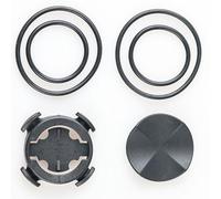 JoyousMall Support de sangle de montage de base pour chronomètre compatible avec Bryton R320 R420 750, extension d'ordinateur de vélo en nylon et silicone pour vélo de route, VTT, noir